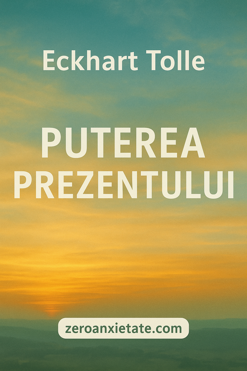 Coperta cărții Puterea Prezentului de Eckhart Tolle